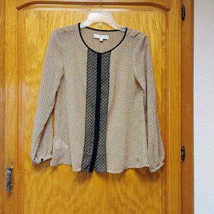 Beautiful Loft sheer top size small NWT